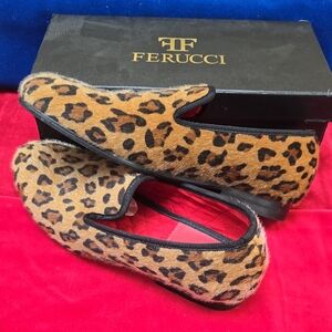 Leopard Print Women's Loafers